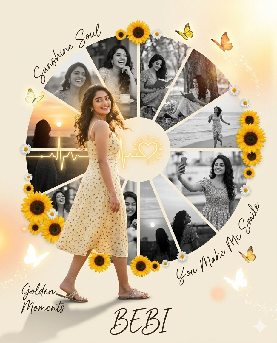 Aesthetic "Sunshine Soul" Personalized Photo Edit instagram post