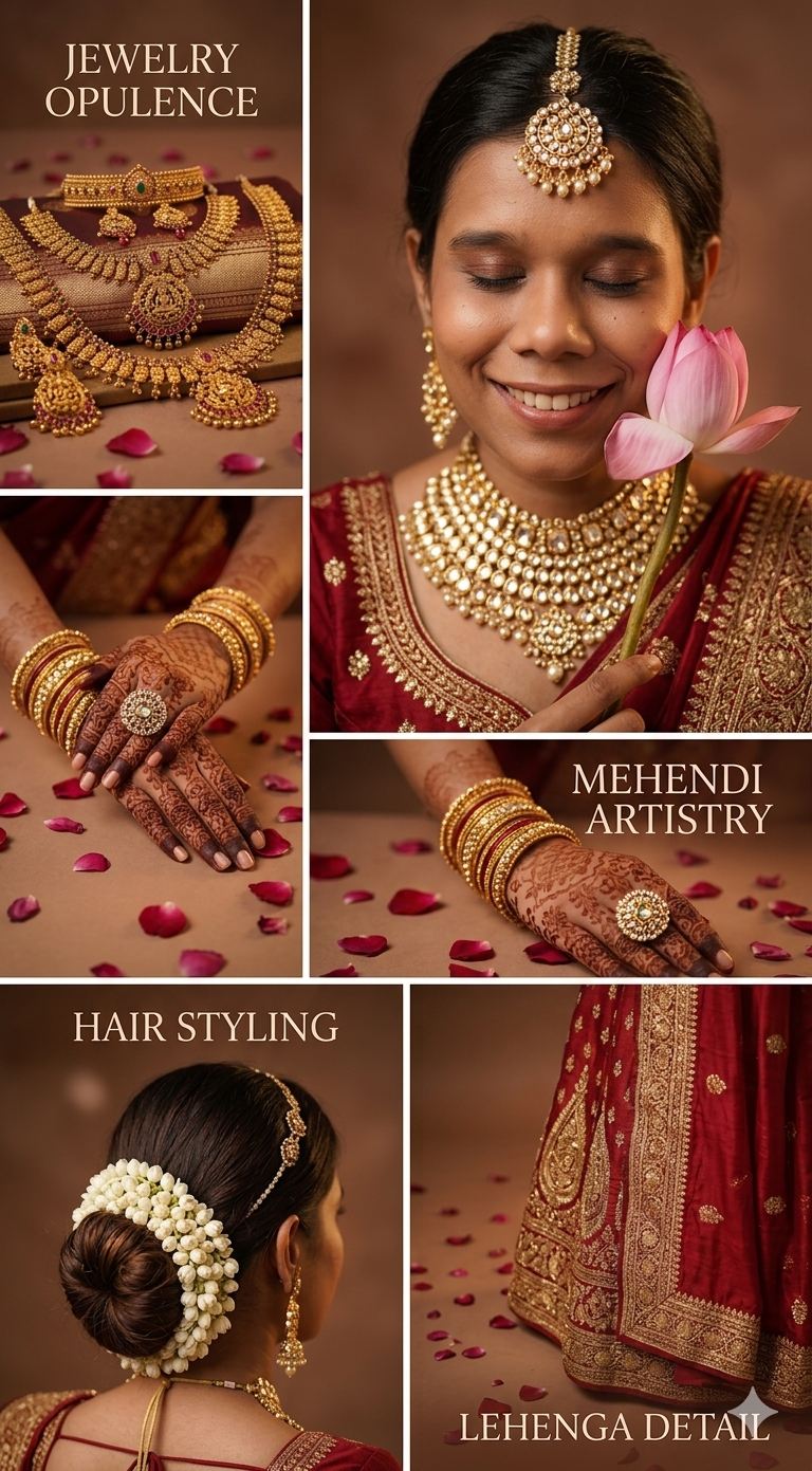Luxury Bridal Collage Idea for Instagram story