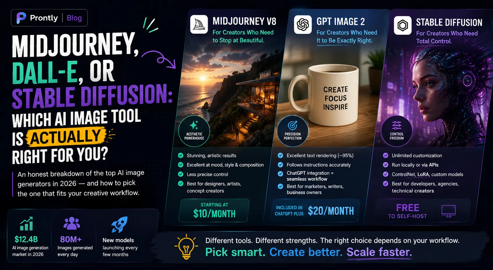 Midjourney, DALL-E, or Stable Diffusion: Which AI Image Tool Is Actually Right for You?